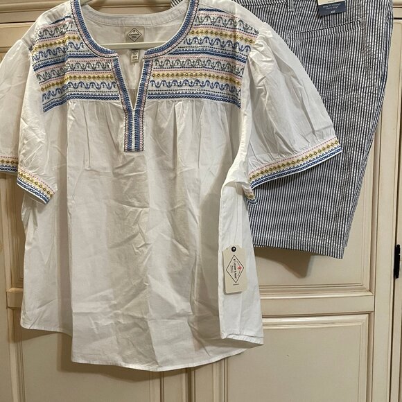 Seersucker Shorts NWT - Picture 2 of 9